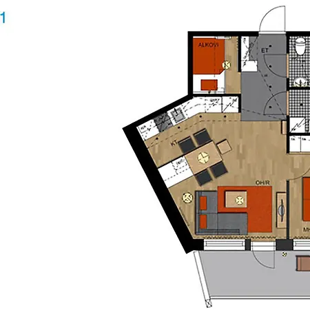 Levi 1208 Ski-in Ski-out Appartement